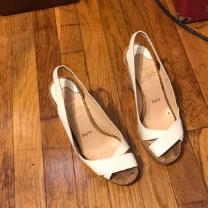 Christian Louboutin wedge heel